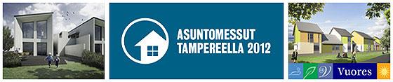 Vuoden 2012 Asuntomessut järjestetään Tampereen Vuoreksessa 13.7-12.8.2012.