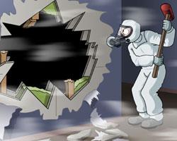 Yksi haitallisimmista hiukkasista sisäilmassa on asbesti.
