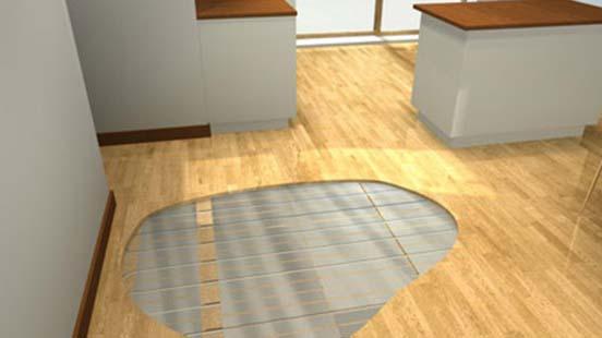 Muiden huoneiden lämpöpatterit eivät estä lattialämmityksen kytkemistä olemassa olevaan järjestelmään.