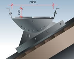 <p data-block-key="mtnrj">Kattosillan kävelytason leveys vähintään 350 mm.</p>