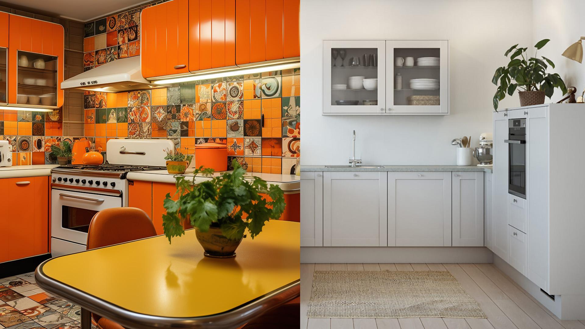 <p data-block-key="5o6fj">Värillä on väliä! Voimakkaat, lämpimät sävyt tekevät huoneesta pienemmän ja intiimimmän oloisen. Valkoinen tai vaalea keittiö luo tilaa ja valoa ympärilleen. Tiesitkö, että oranssia käytetään ravintoloissa lisäämässä ruokahalua.</p>