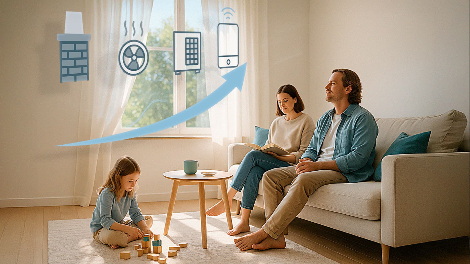 Ilmanvaihdon kehitysvaiheet