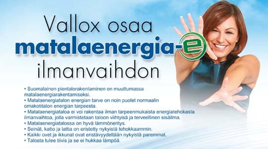 Vallox osaa ilmanvaihdon