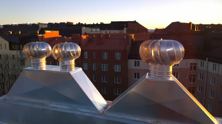 Tehosta painovoimaista ilmanvaihtoa