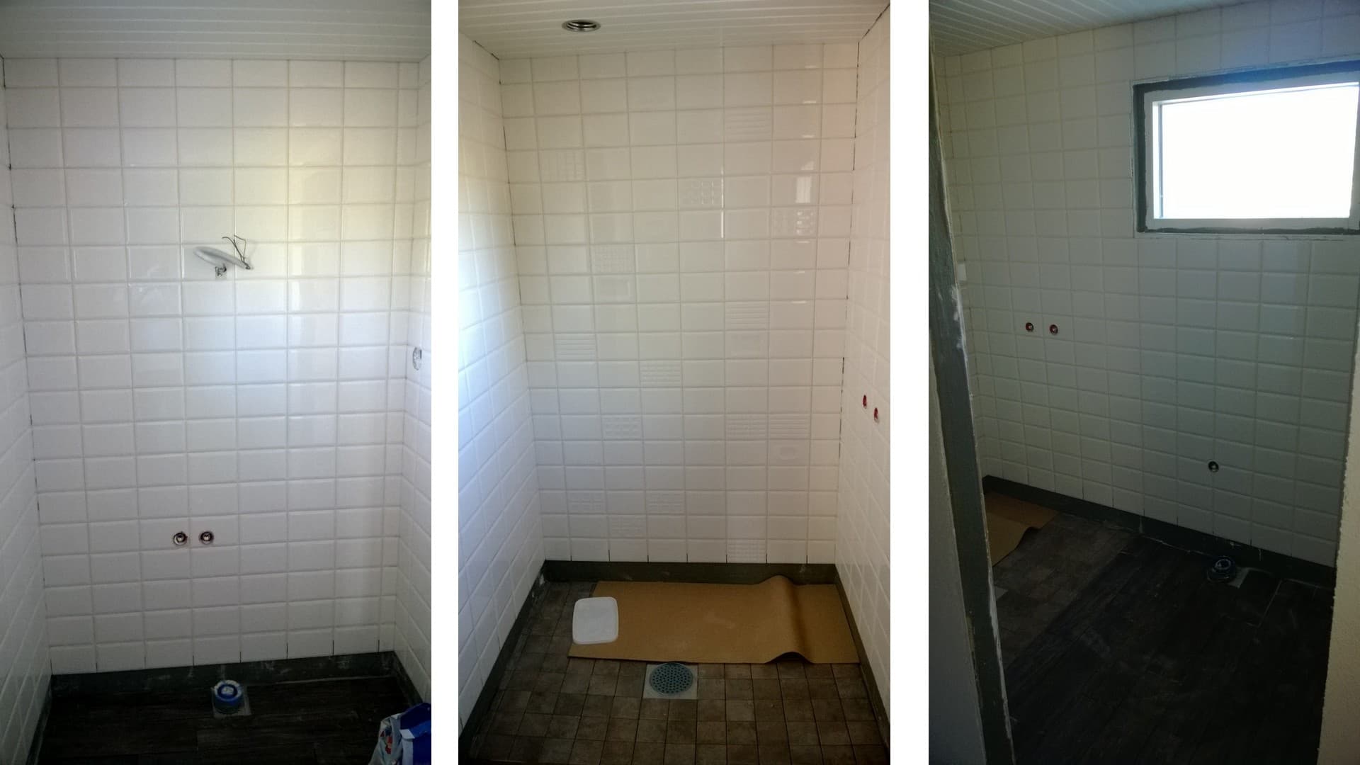 Valmista seinäpintaa 1930-luvulla rakennettuun taloon