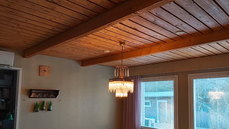 sisäkattoremontti kiprilevyllä