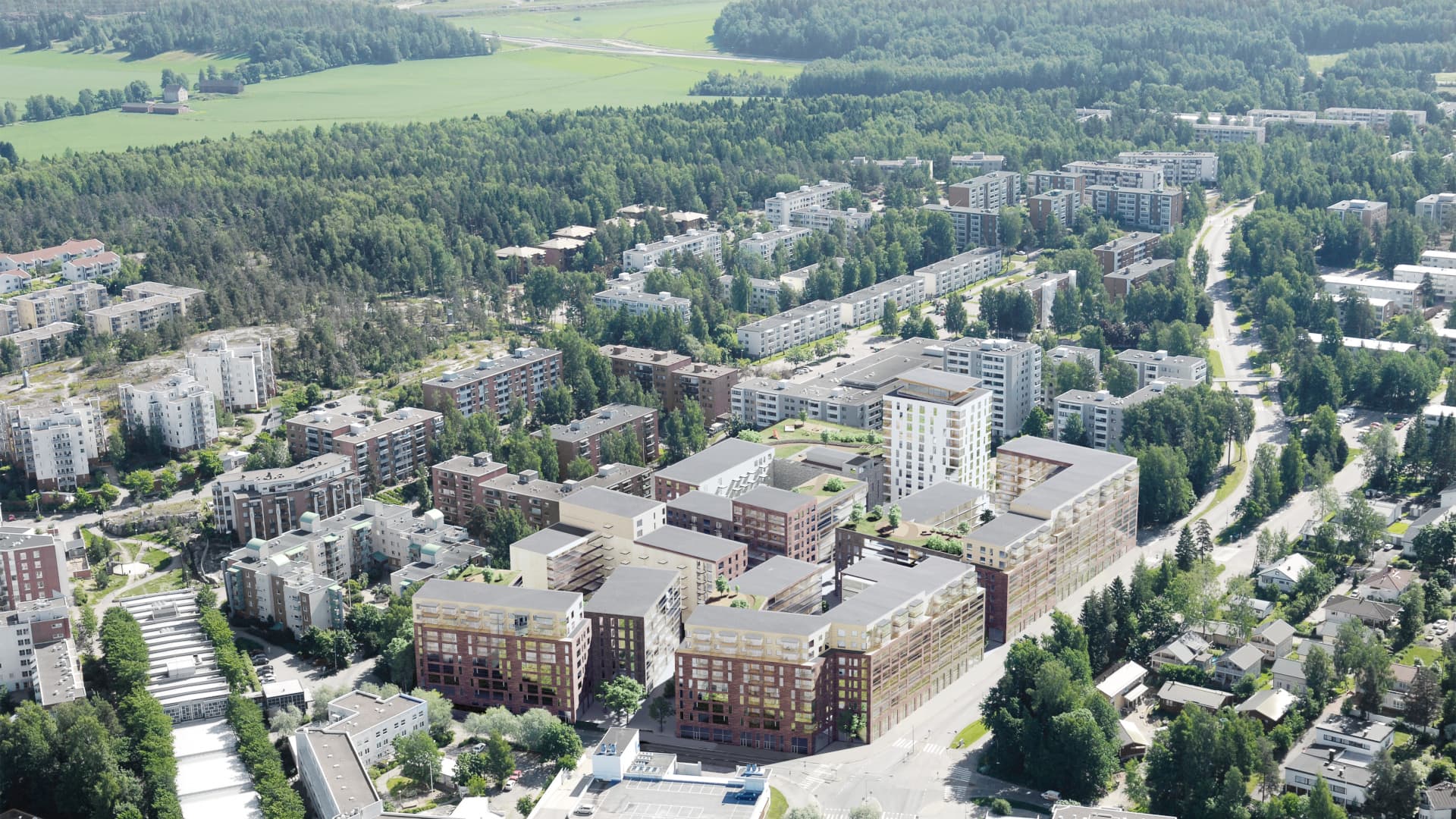 Kerrostalot maan tasalle ja uutta tilalle: Näin toimii purkava täydennysrakentaminen