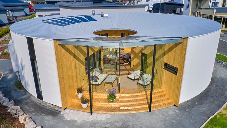 Asuntomessujen teräsrunkoiset helmet - ProModi ja Pyörre