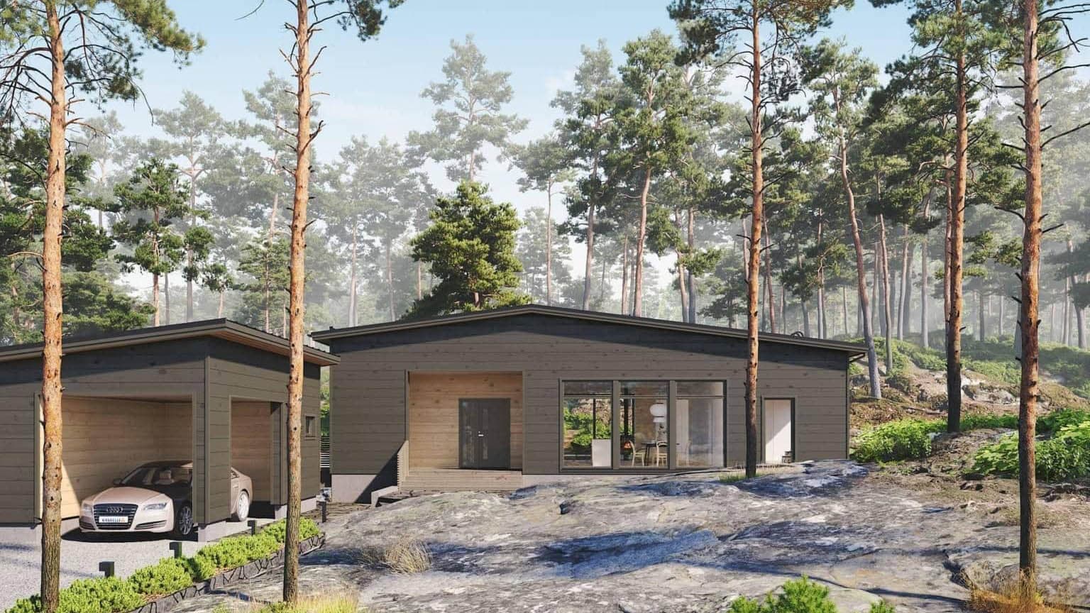 Muuttovalmis hirsikotimallisto Aisti sai jatkoa