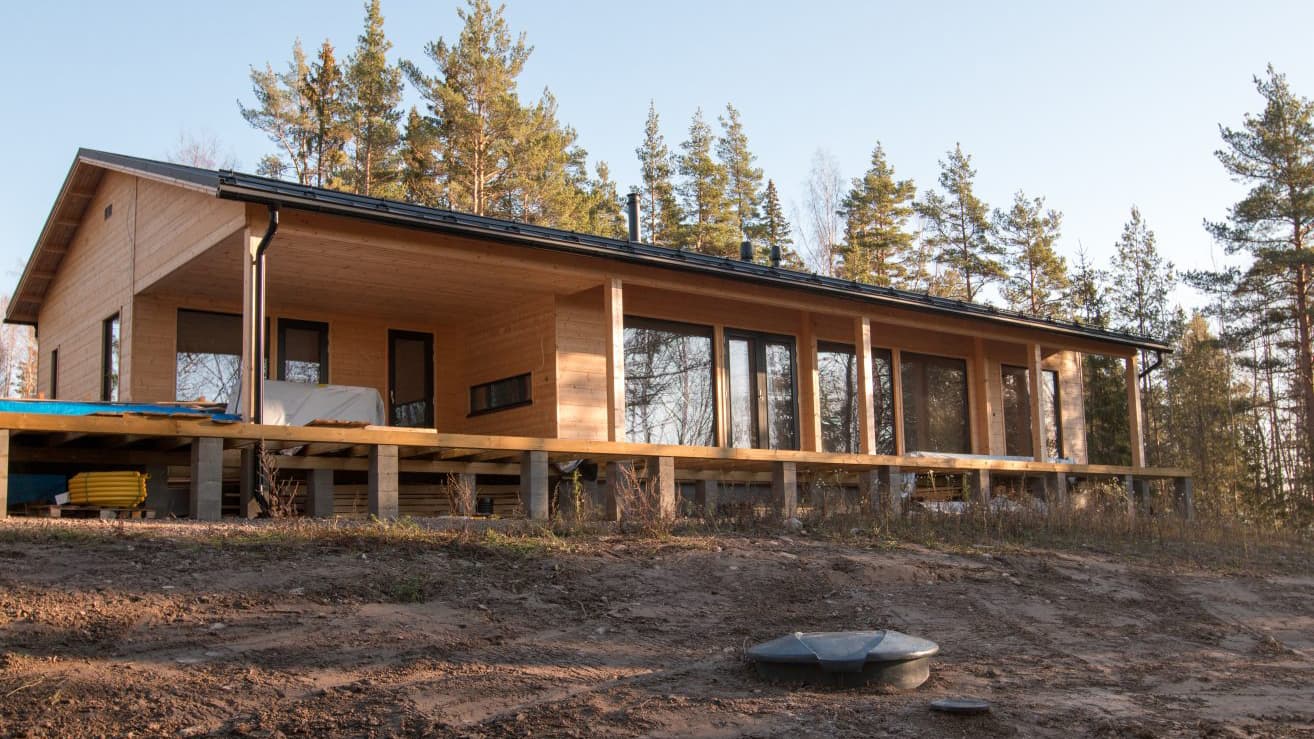 Jätevesijärjestelmän asennus on nopeaa haastavallekin tontille