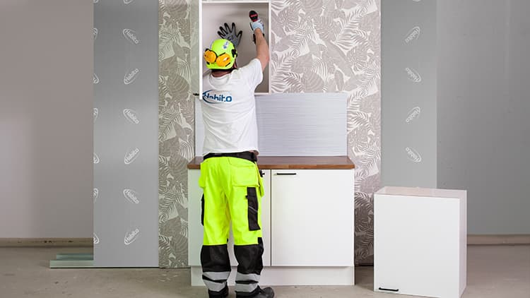 Kiinnitä seinälevyyn jopa 40 kilon ripustuskuorma