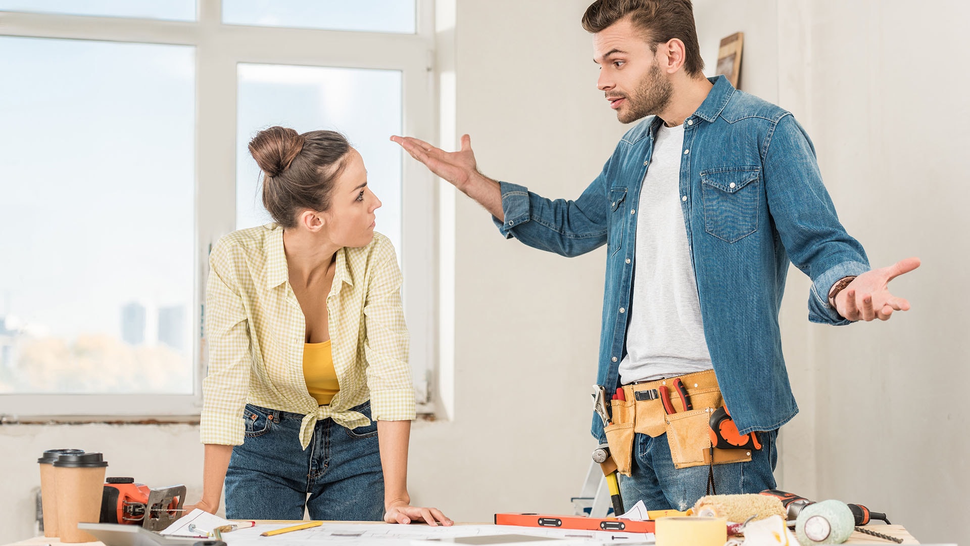 Remontoinnin keskellä oleva pariskunta 1920